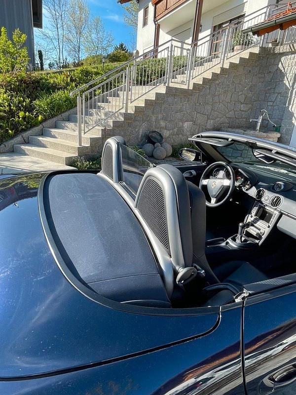 Second-hand Porsche Boxster 245 CP (180 kW) 2008 Albastru Cabrio
