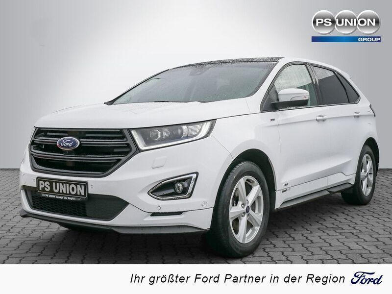 Weiss / liquid weiss Gebraucht 2018 Ford Edge ST-Line SUV | 21.990 € (Fairer Preis) - Bild 1/4