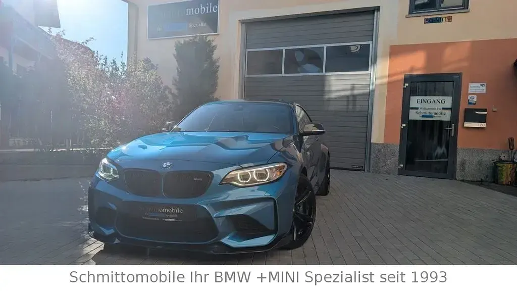 Second-hand BMW M2 Performance 370 CP (272 kW) 2017 Albastru Coupe