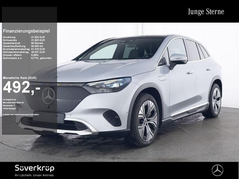 Silberlack hightechsilber (metallic) Gebraucht 2024 Mercedes EQE350 SUV | 62.350 € (Superpreis) - Bild 1/2