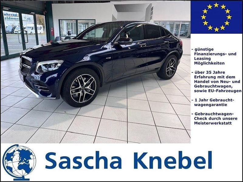 Blau Gebraucht 2017 Mercedes GLC43 AMG AMG Coupé | 36.750 € (Superpreis) - Bild 1/4