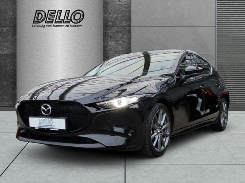 Jet black Gebraucht 2020 Mazda 3 Selection Kleinwagen | 18.990 € (Fairer Preis) - Bild 1/4