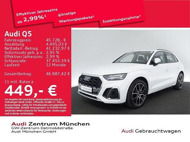 Ibisweiß Gebraucht 2023 Audi Q5 S-Line SUV | 45.728 € (Guter Preis) - Bild 1/2