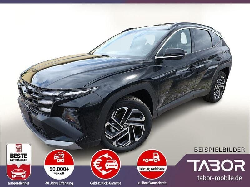 Schwarz (abyss black metallic) Neu 2025 Hyundai Tucson Prime SUV | 34.739 € (Fairer Preis) - Bild 1/1