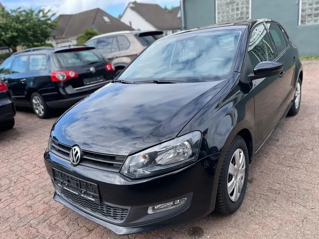 Gebraucht VW Polo Trendline 60 PS (44 kW) 2010 Schwarz Kleinwagen