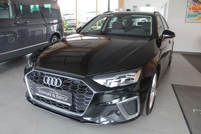 Mythosschwarz metallic Gebraucht 2023 Audi A4 S-Line Kombi | 32.990 € (Fairer Preis) - Bild 1/4