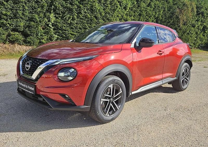Fuji sunset red Neu 2025 Nissan Juke N-Connecta SUV | 26.490 € (Fairer Preis) - Bild 1/4
