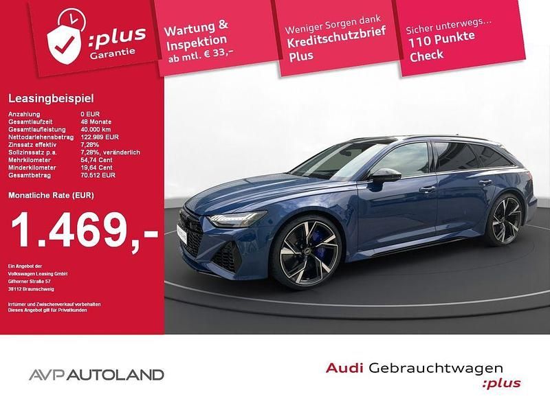Gebraucht Audi RS6 Ambiente 600 PS (441 kW) 2024 Ascariblau metallic Kombi