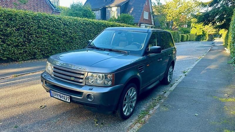 Grau Gebraucht 2009 Land Rover Range Rover Sport HSE SUV | 9.900 € (Teuer) - Bild 1/4