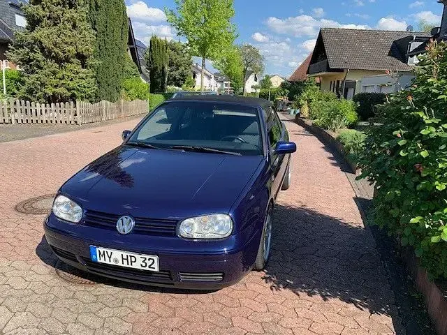 Gebraucht VW Golf Sportline 116 PS (85 kW) 2002 Blau Cabrio