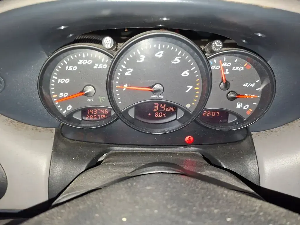 Usata Porsche Boxster 204 CV (150 kW) 1998 Rosso Cabrio