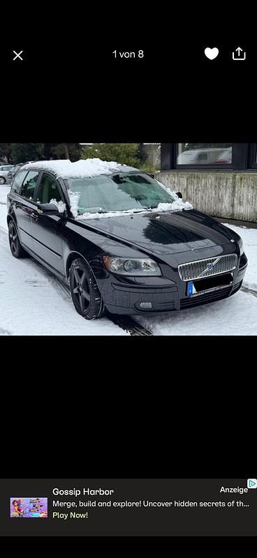 Gebraucht Volvo V50 170 PS (125 kW) 2004 Schwarz Kombi