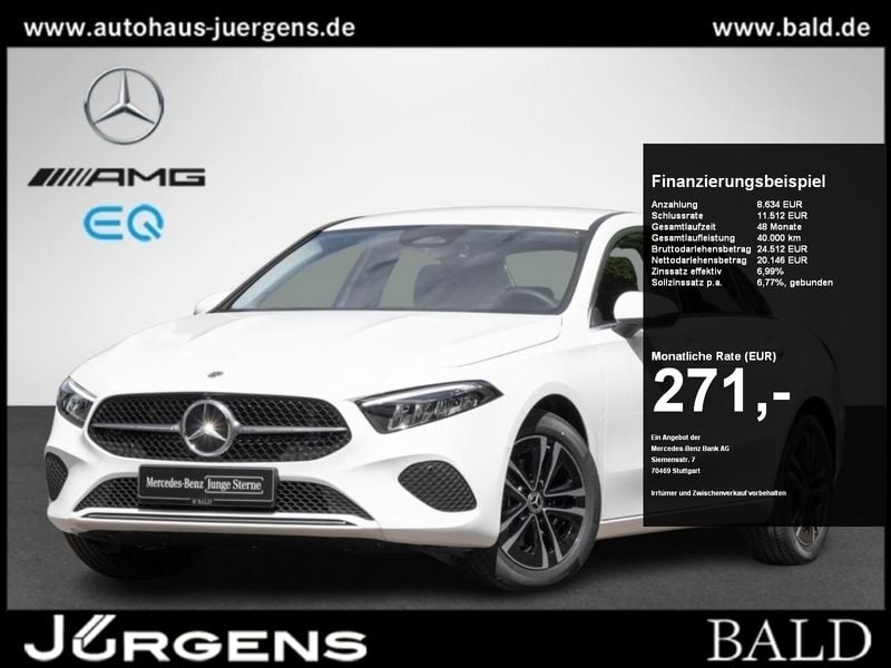 Polarweiss Gebraucht 2024 Mercedes A200 Advanced Limousine | 30.840 € (Fairer Preis) - Bild 1/2