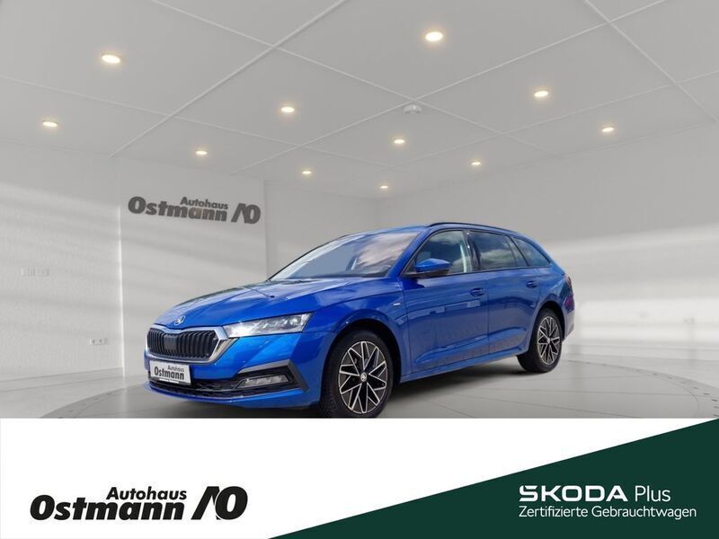 Blau Gebraucht 2021 Skoda Octavia Clever Kombi | 22.698 € (Guter Preis) - Bild 1/4