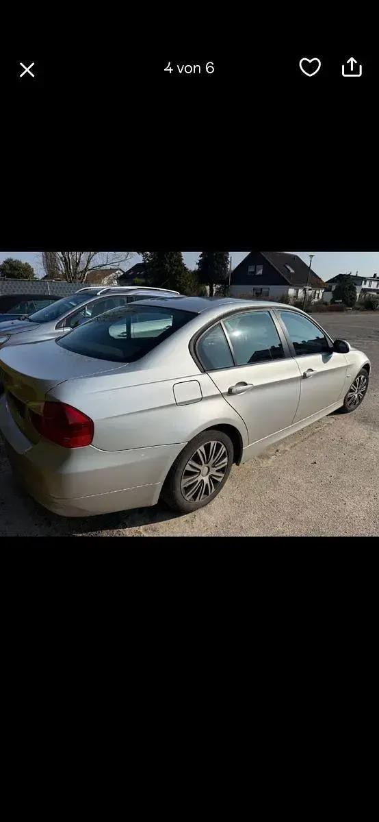 Second-hand BMW 318 143 CP (105 kW) 2007 Argintiu Berlinǎ