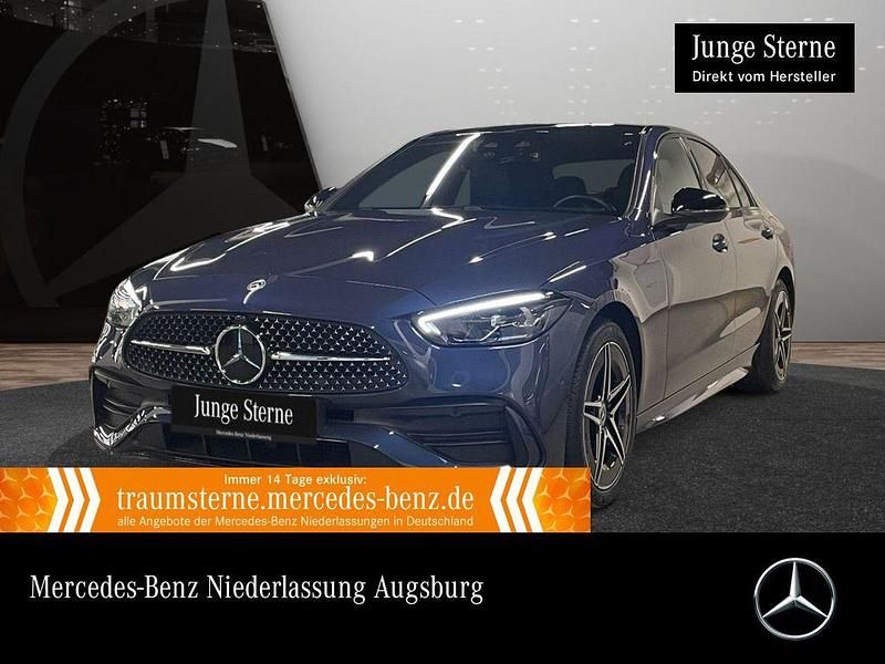 Blau Gebraucht 2024 Mercedes C300e Advanced Limousine | 46.890 € (Fairer Preis) - Bild 1/3