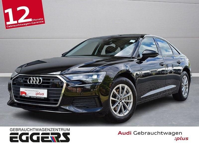 Mythosschwarz metallic Gebraucht 2022 Audi A6 Premium Limousine | 31.850 € (Fairer Preis) - Bild 1/4