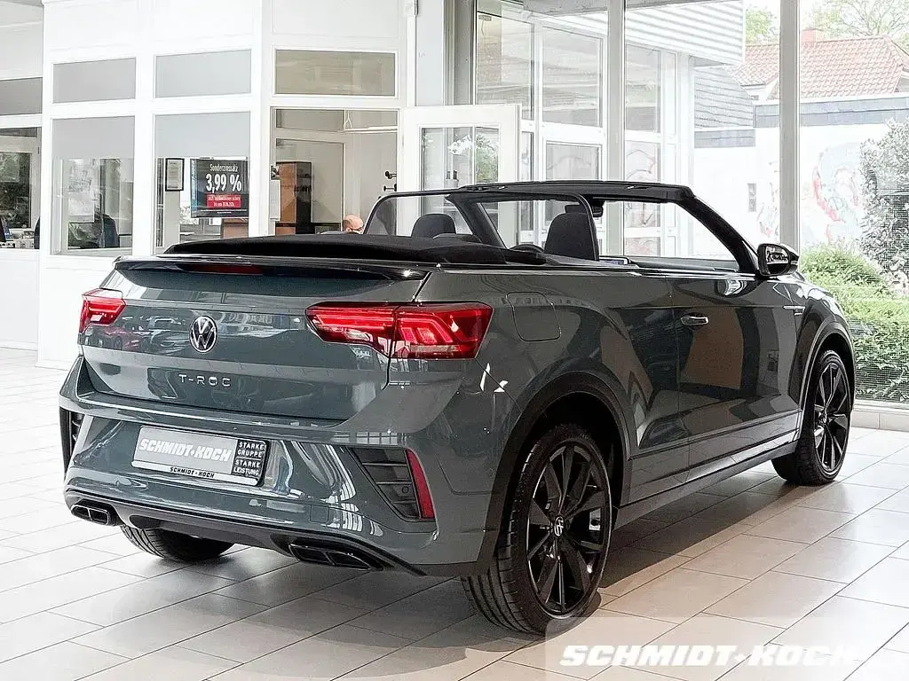 Gebraucht VW T-Roc Cabriolet R-line 150 PS (110 kW) 2023 Blau Cabrio