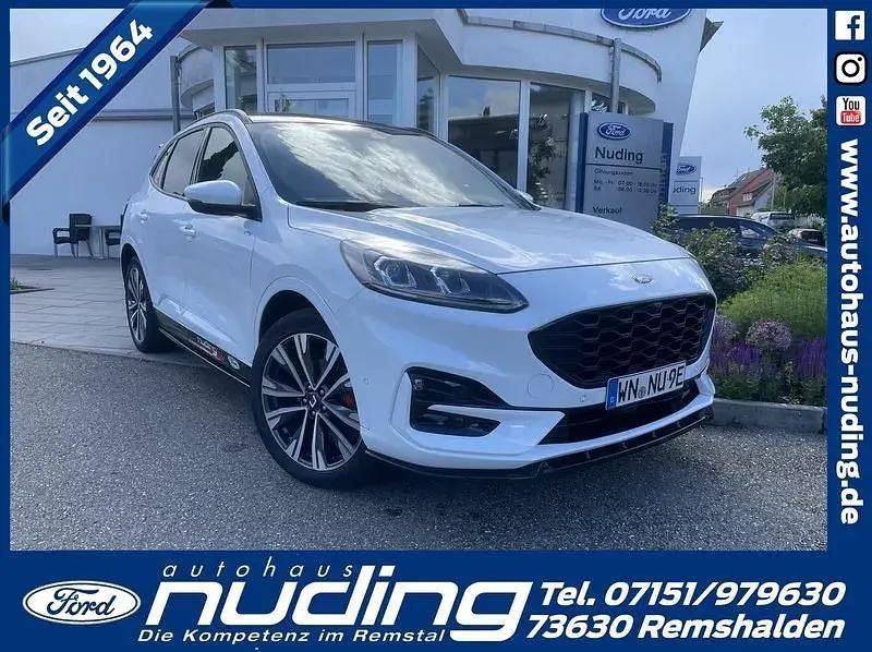 Frostweiß Gebraucht 2022 Ford Kuga ST-Line X SUV | 31.890 € - Bild 1/4