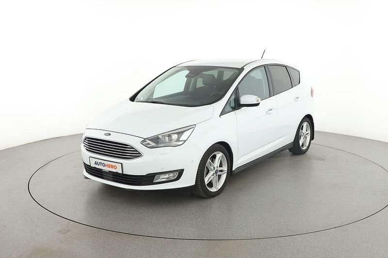 Weiß Gebraucht 2018 Ford C-MAX Titanium Van / Kleinbus | 17.490 € (Etwas zu teuer) - Bild 1/3
