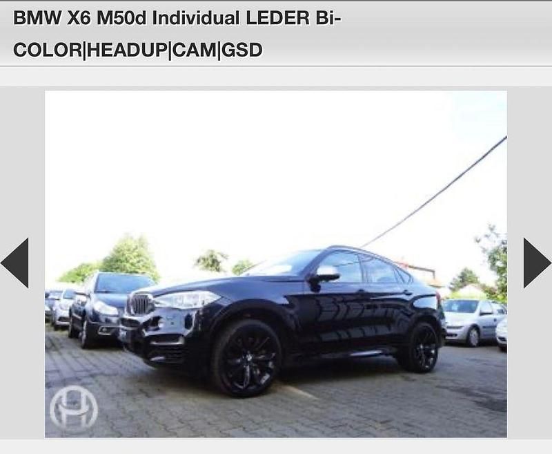 Gebraucht BMW X6 M50 Performance 381 PS (280 kW) 2015 Orange SUV