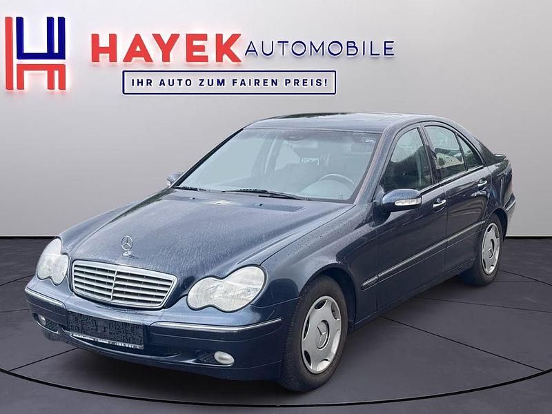 Schwarz Gebraucht 2000 Mercedes C200 Elegance Limousine | 2.599 € (Guter Preis) - Bild 1/4