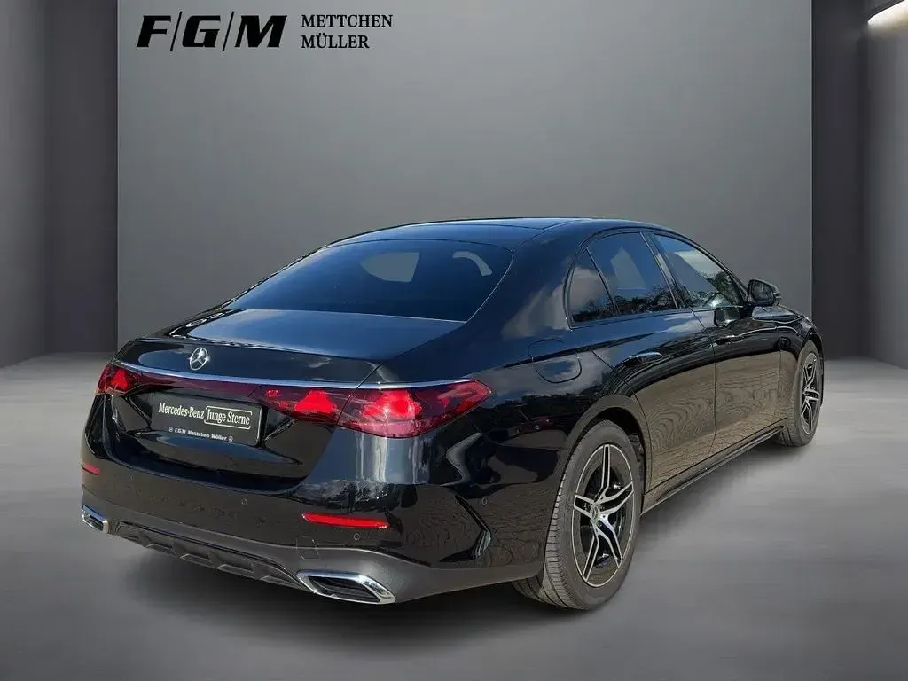 Gebraucht Mercedes E200 AMG line 204 PS (150 kW) 2025 Metalliclack obsidianschwarz Limousine