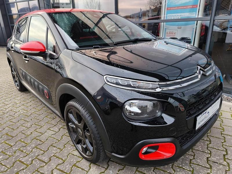 Schwarz Gebraucht 2020 Citroën C3 PureTech Limousine | 10.990 € (Teuer) - Bild 1/4