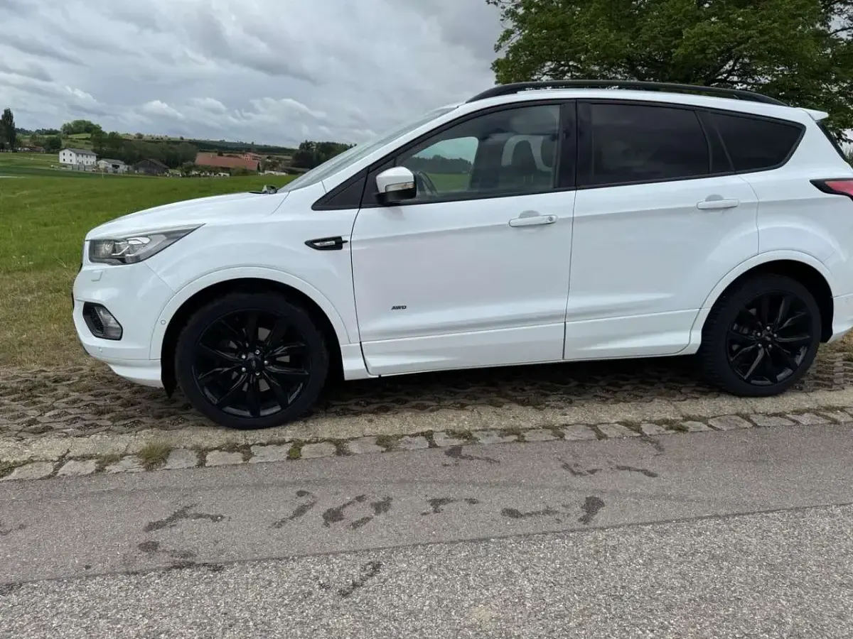 Gebraucht Ford Kuga ST-Line 242 PS (177 kW) 2018 Weiß SUV
