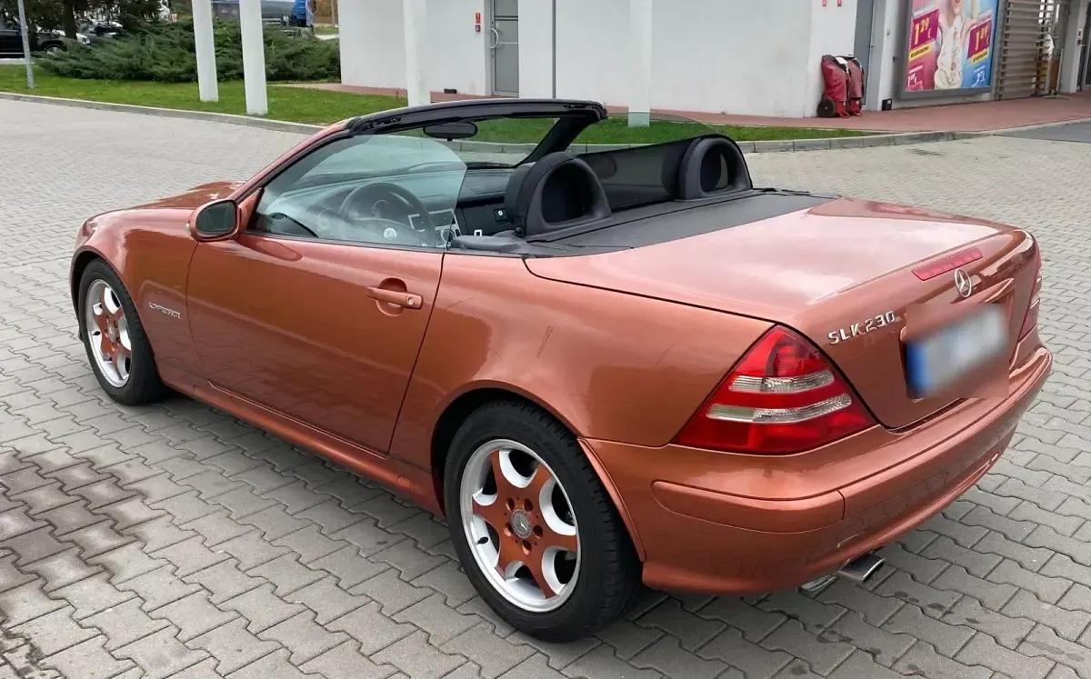 Gebraucht Mercedes SLK230 197 PS (144 kW) 2002 Orange Cabrio
