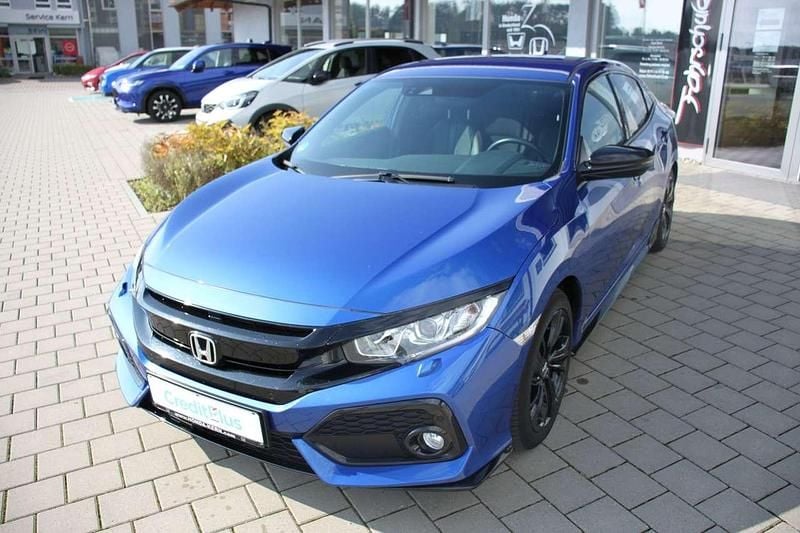 Brilliant sporty blue metallic Gebraucht 2020 Honda Civic Dynamic Kleinwagen | 18.900 € (Fairer Preis) - Bild 1/4