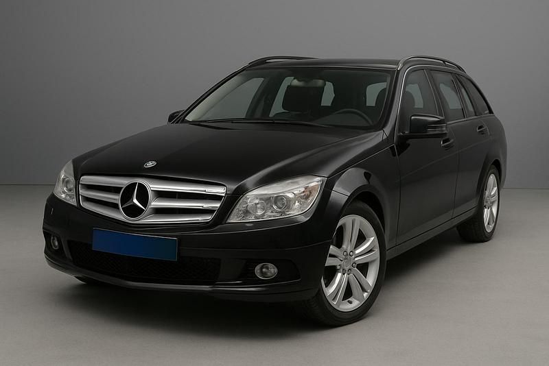 Schwarz Gebraucht 2009 Mercedes C250 Avantgarde Kombi | 8.799 € (Fairer Preis) - Bild 1/4