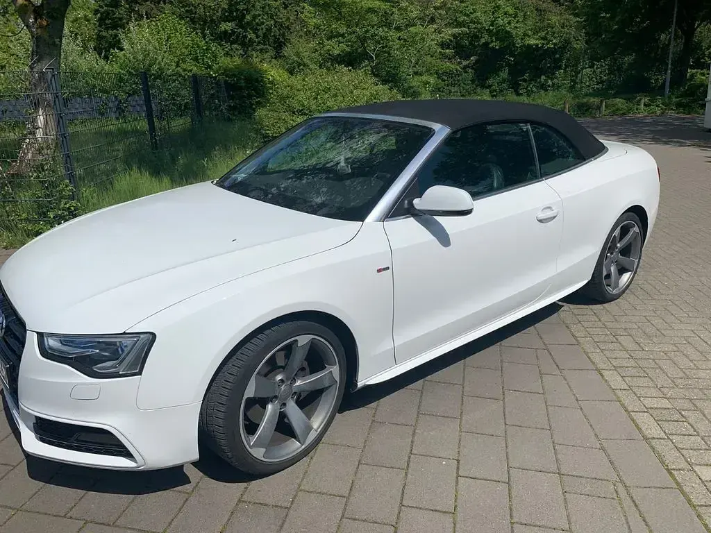 Gebraucht Audi A5 Cabriolet S-Line 177 PS (130 kW) 2016 Weiß Cabrio