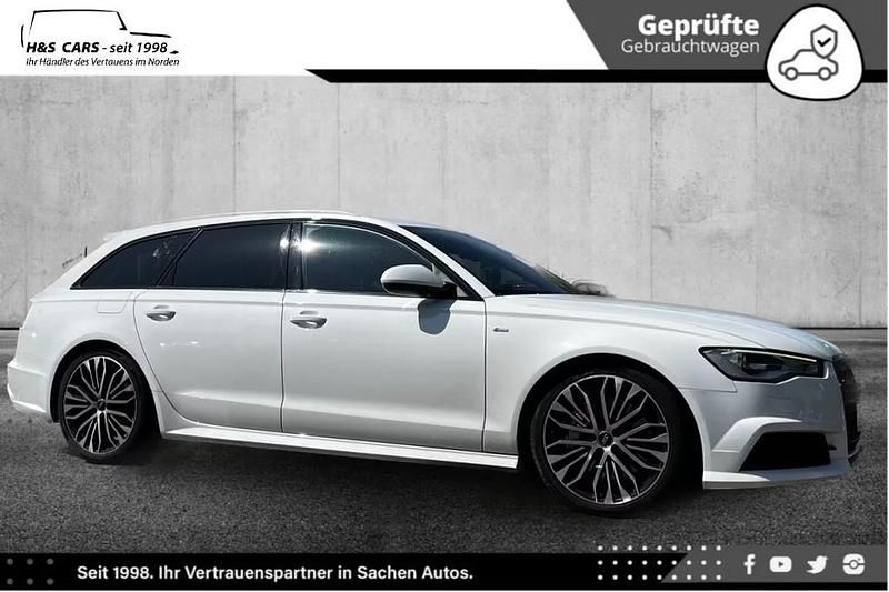 Ibisweiß Gebraucht 2015 Audi A6 S-Line Kombi | 19.450 € (Fairer Preis) - Bild 1/3