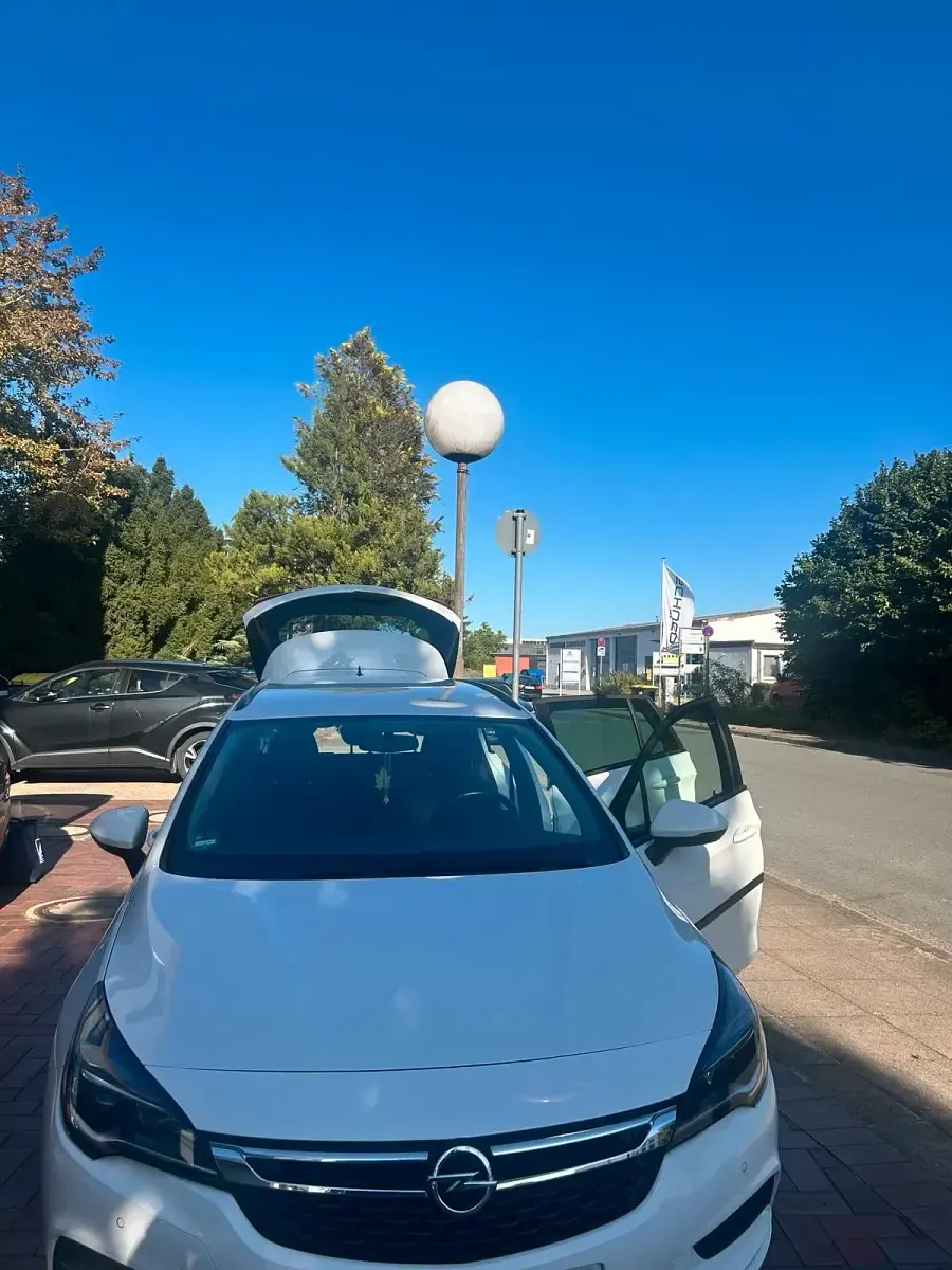 Gebraucht Opel Astra 110 PS (80 kW) 2018 Weiß Kombi