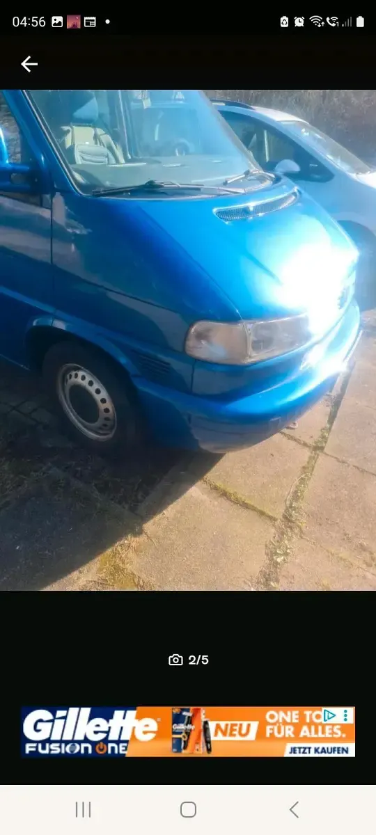Gebraucht VW Multivan 102 PS (75 kW) 1999 Blau Van / Kleinbus