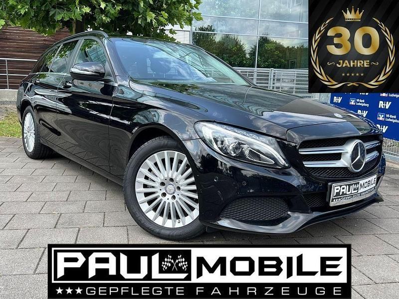 Schwarz Gebraucht 2016 Mercedes C200 Limousine | 10.897 € (Superpreis) - Bild 1/4