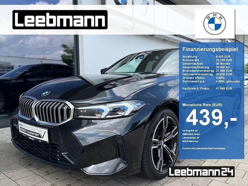 Saphirschwarz (metallic) Gebraucht 2024 BMW 320 M Sport Limousine | 41.949 € (Fairer Preis) - Bild 1/4