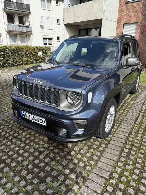 Blau Gebraucht 2021 Jeep Renegade Limited SUV | 16.899 € (Etwas zu teuer) - Bild 1/4