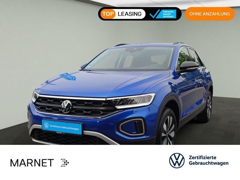 Ravennablau metallic Gebraucht 2024 VW T-Roc Goal SUV | 26.930 € (Fairer Preis) - Bild 1/3