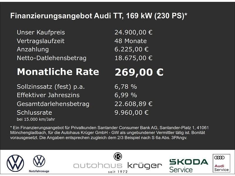 Gebraucht Audi TT S-Line 230 PS (169 kW) 2016 Grau Coupé