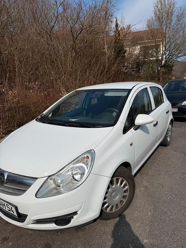 Gebraucht Opel Corsa 60 PS (44 kW) 2009 Weiß Kleinwagen