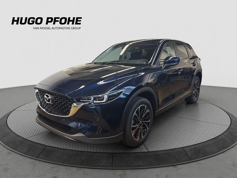Deep crystal blue metallic Gebraucht 2024 Mazda CX-5 Ad'Vantage SUV | 33.890 € (Superpreis) - Bild 1/4