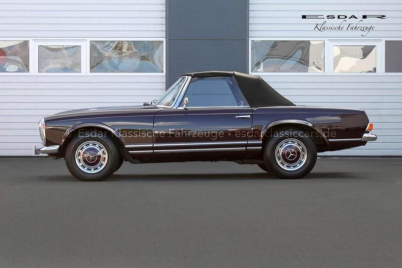 Gebraucht Mercedes SL280 170 PS (125 kW) 1969 Dunkelrot 542 (glasurit) Cabrio