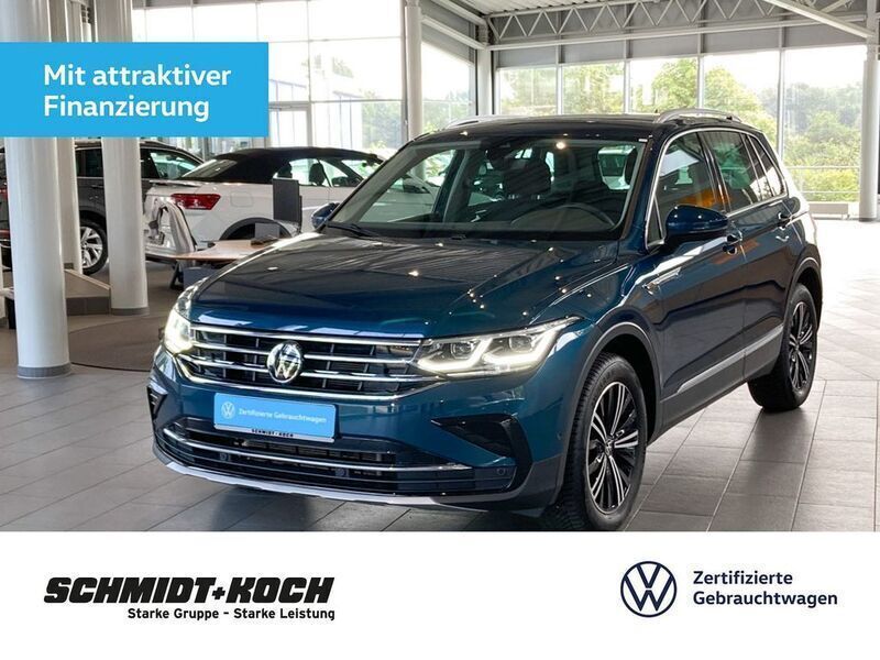 Night blue Gebraucht 2023 VW Tiguan Elegance SUV | 37.990 € (Fairer Preis) - Bild 1/4
