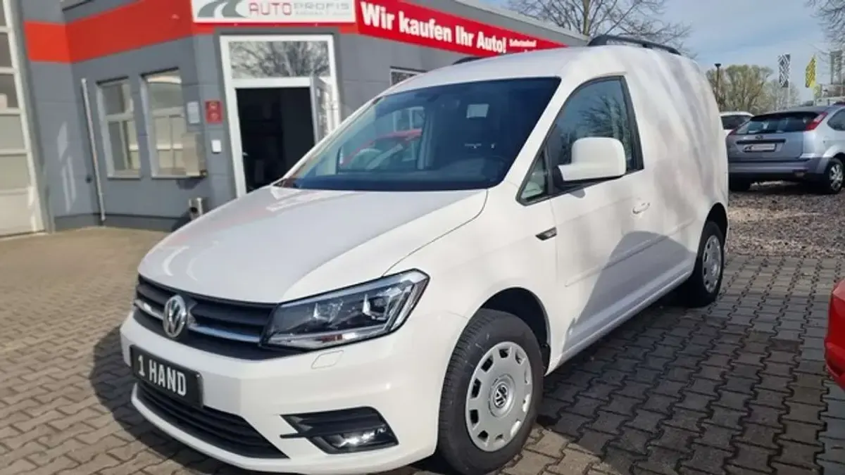 Gebraucht VW Caddy 102 PS (75 kW) 2016 Candyweiss lb9a Van / Kleinbus