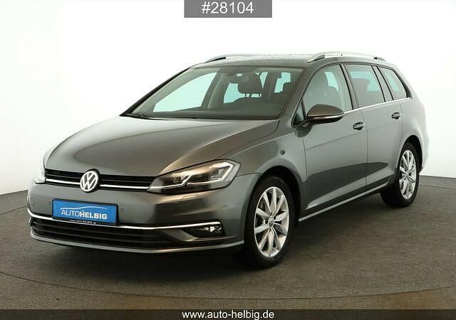 Indiumgrau metallic Gebraucht 2020 VW Golf VII Highline Kombi | 18.880 € (Fairer Preis) - Bild 1/2