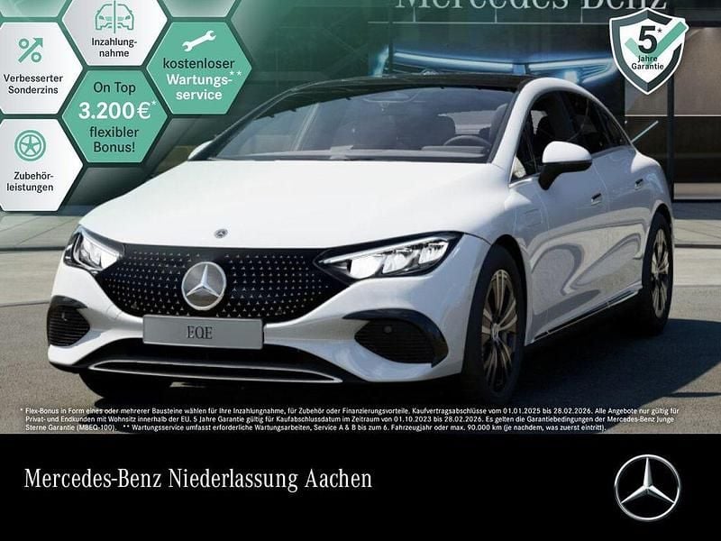 Weiß Gebraucht 2024 Mercedes EQE350 Advanced Plus Limousine | 43.990 € (Superpreis) - Bild 1/3