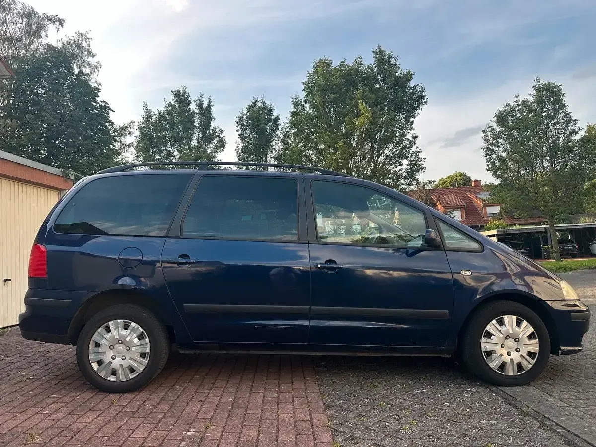 Gebraucht Seat Alhambra 115 PS (84 kW) 2002 Blau Van / Kleinbus
