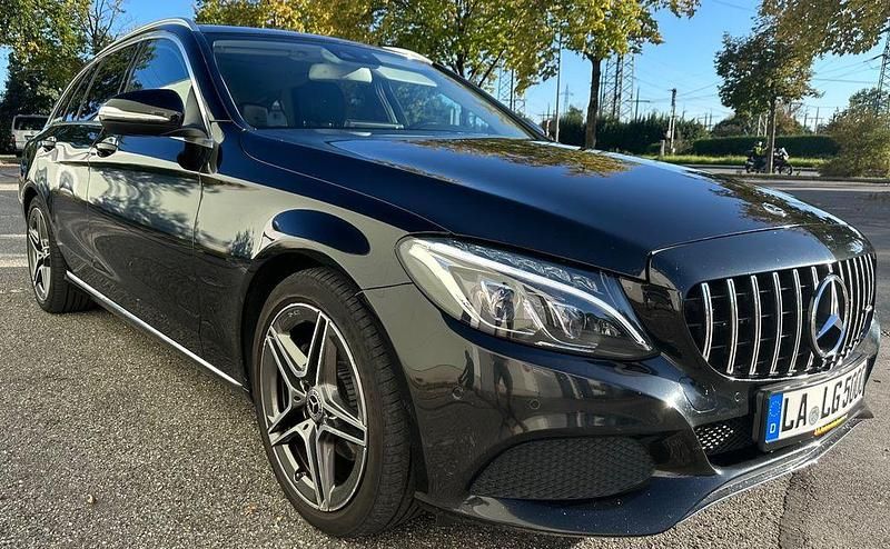 Schwarz Gebraucht 2015 Mercedes C220 Avantgarde Kombi | 14.400 € (Fairer Preis) - Bild 1/4